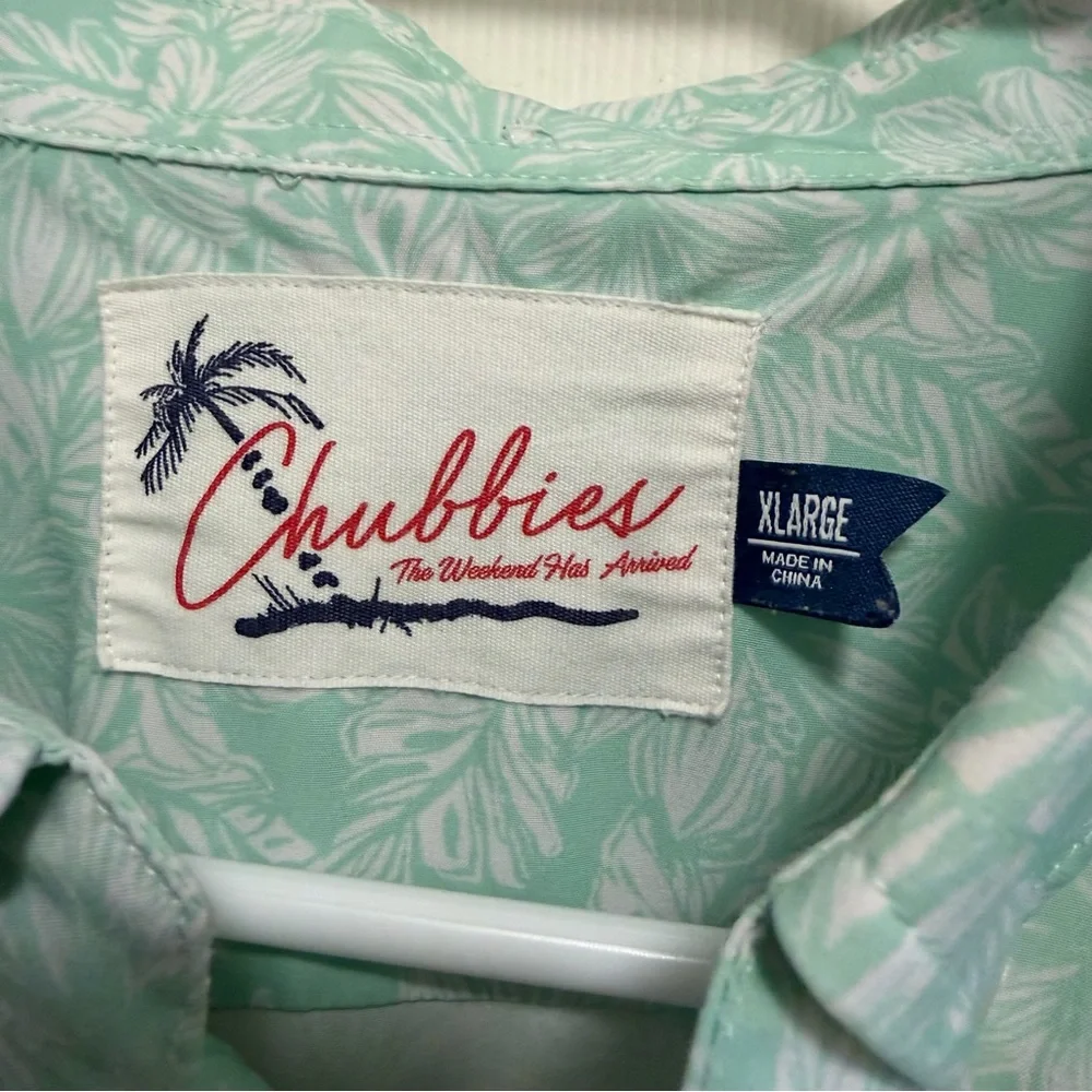 Chubbies The Weekend Has Arrived short sleeve button-down shirt Size XL - Picture 3 of 5